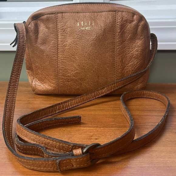 STILL NORDIC Leather Shoulder Bag - Picture 1 of 11